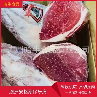 澳洲和牛291安格斯保乐肩 原切雪花肩肉 冷冻牛肉酒店烧烤商用