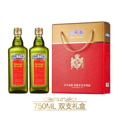 "贝蒂斯特级初榨橄榄油 750ML*2礼盒装 "