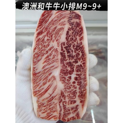 澳洲和牛M9牛小排牛排 原切新鲜雪花 霜降牛肉牛扒