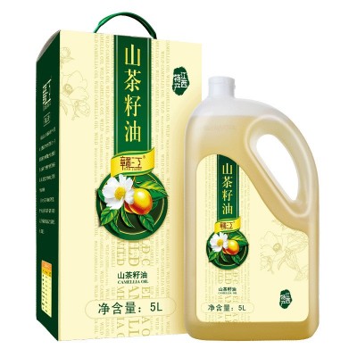 江西赣江山茶油5L纯正茶油食用油江西茶树山茶籽油