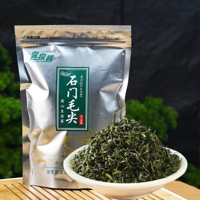 绿茶茶叶新茶浓香型耐泡云雾生态茶口粮茶绿茶石门毛尖茶250g