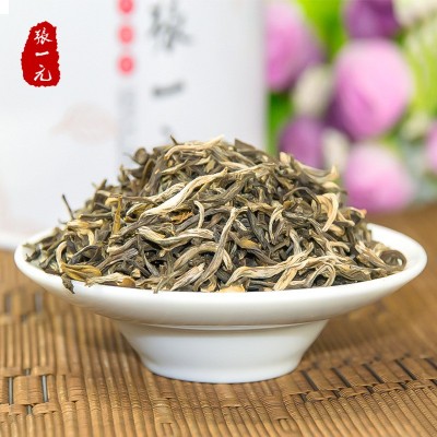 张一元茶叶 横县茉莉花茶特级浓香型白雪香中国元素花茶罐装75g