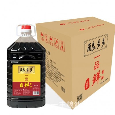 酿多多一品鲜酱油（古法酿造）5L*4