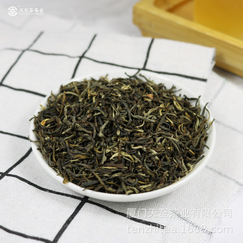 茉香绿茶茶叶-无网址