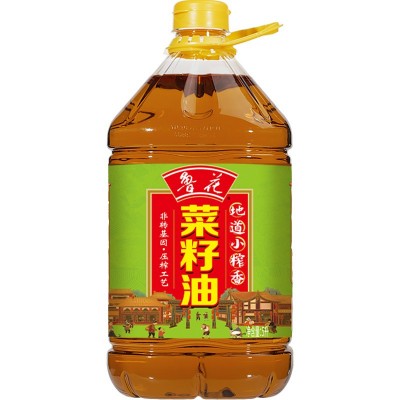 鲁花非转基因压榨工艺小榨香菜籽油5L大桶食用油礼品团购